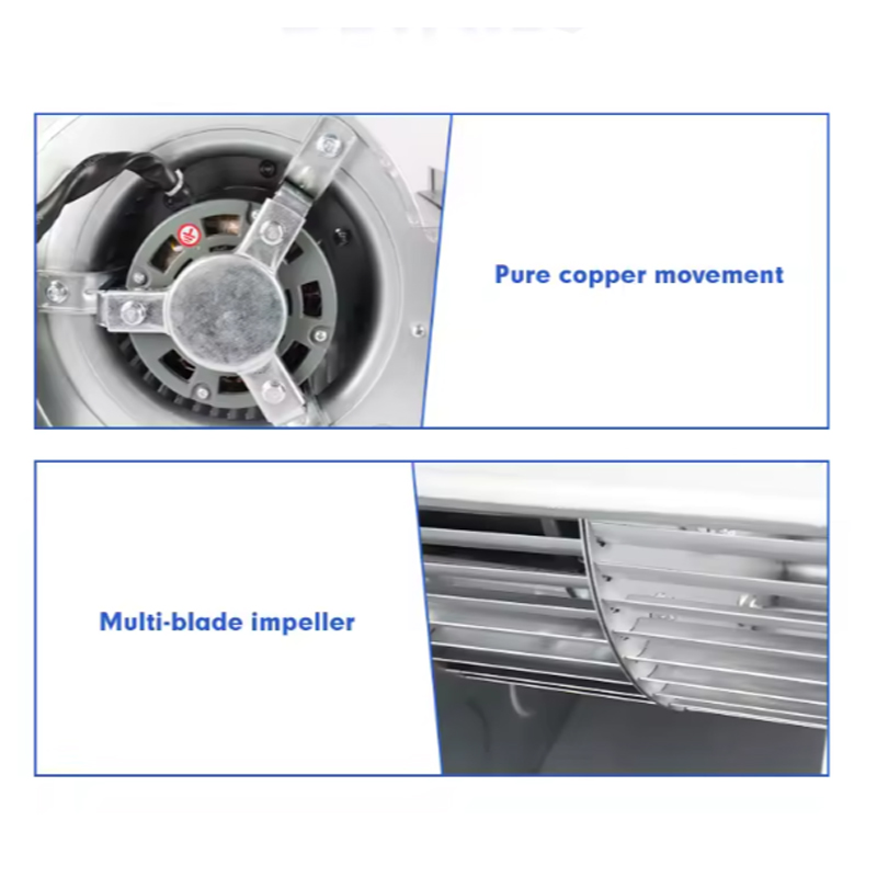 Mini-Radialventilatoren mit 230 V Wechselstrom-Außenrotormotor und 160 mm Durchmesser