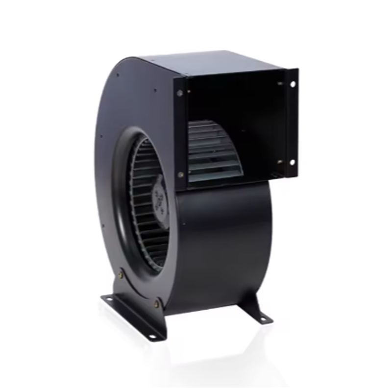 Direkt angetriebene Radialventilatoren mit einem Einlass für Lufttransportsysteme und Wärmetauscher